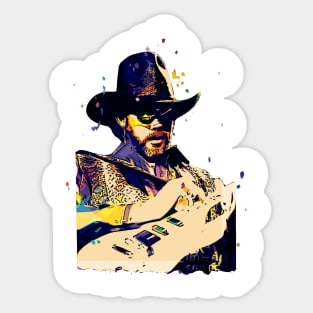 hank singer country outlaw fanart Sticker